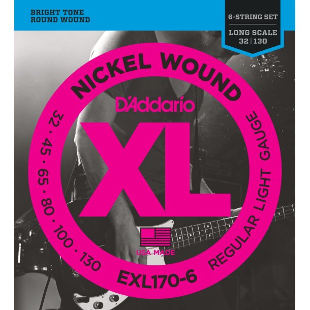 D'Addario EXL170-6, 032 - 130 (6-Strenges�t)